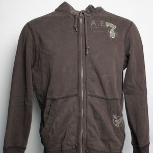 American Eagle Large Long Sleeve Zipper Sweater